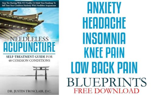 anxiety, headache, insomnia, knee pain, low back pain no needle acupuncture blueprints free download