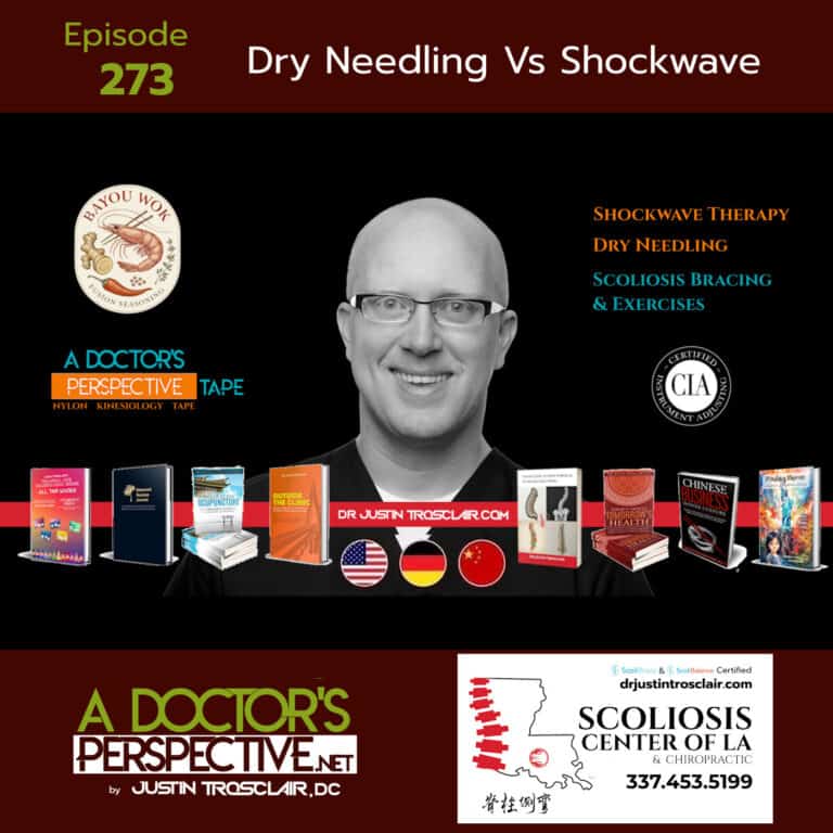 Podcast cover image for Dry Needling Vs Shockwave episode by A Doctor's Perspective.